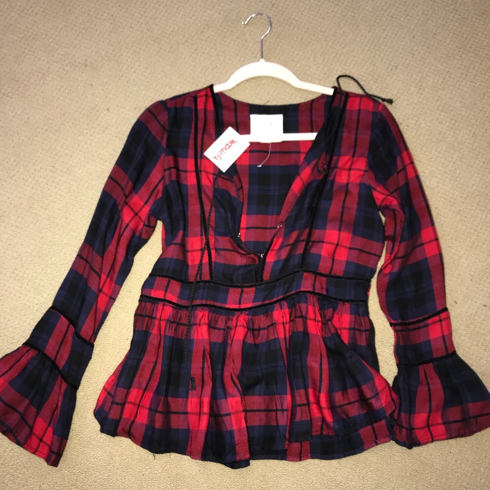 Adorable plaid shirt from Thread and Supply!